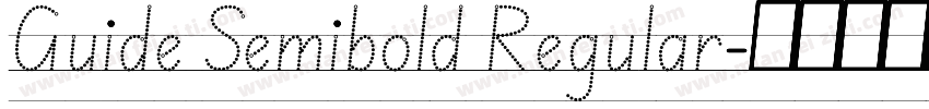 Guide Semibold Regular字体转换